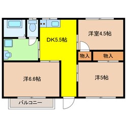 桜木駅 徒歩16分 1階の物件間取画像